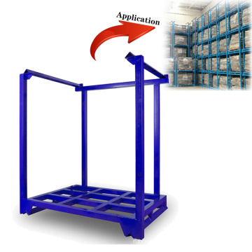 Warehouse Transport Heavy Duty Storage Double Stacking Movable Pallet Rack